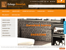 Tablet Screenshot of eshop-simecek.cz